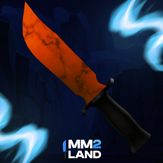 Orange Marble Knife